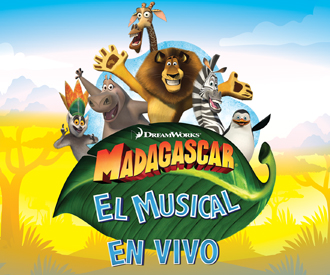 MADAGASCAR, EL MUSICAL EN VIVO 2024